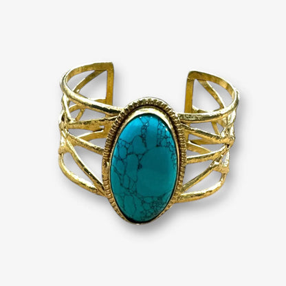 Camille Cuff- Turquoise Stone