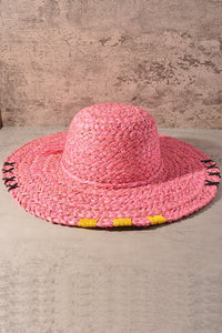 Stiched Straw Hat (3 colors!)