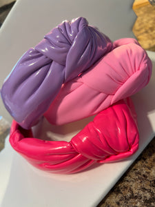 Purple Patent Headband