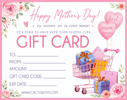 Cactus Joys Gift Card