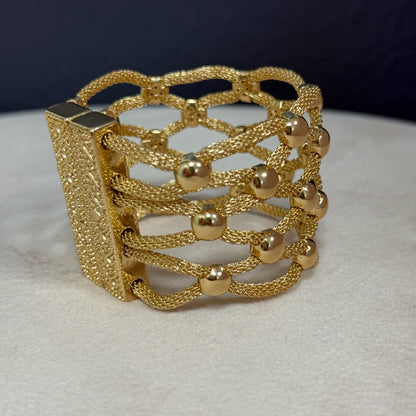 Twisted Thick Spaced Bracelet Magnetic (3 Colors)