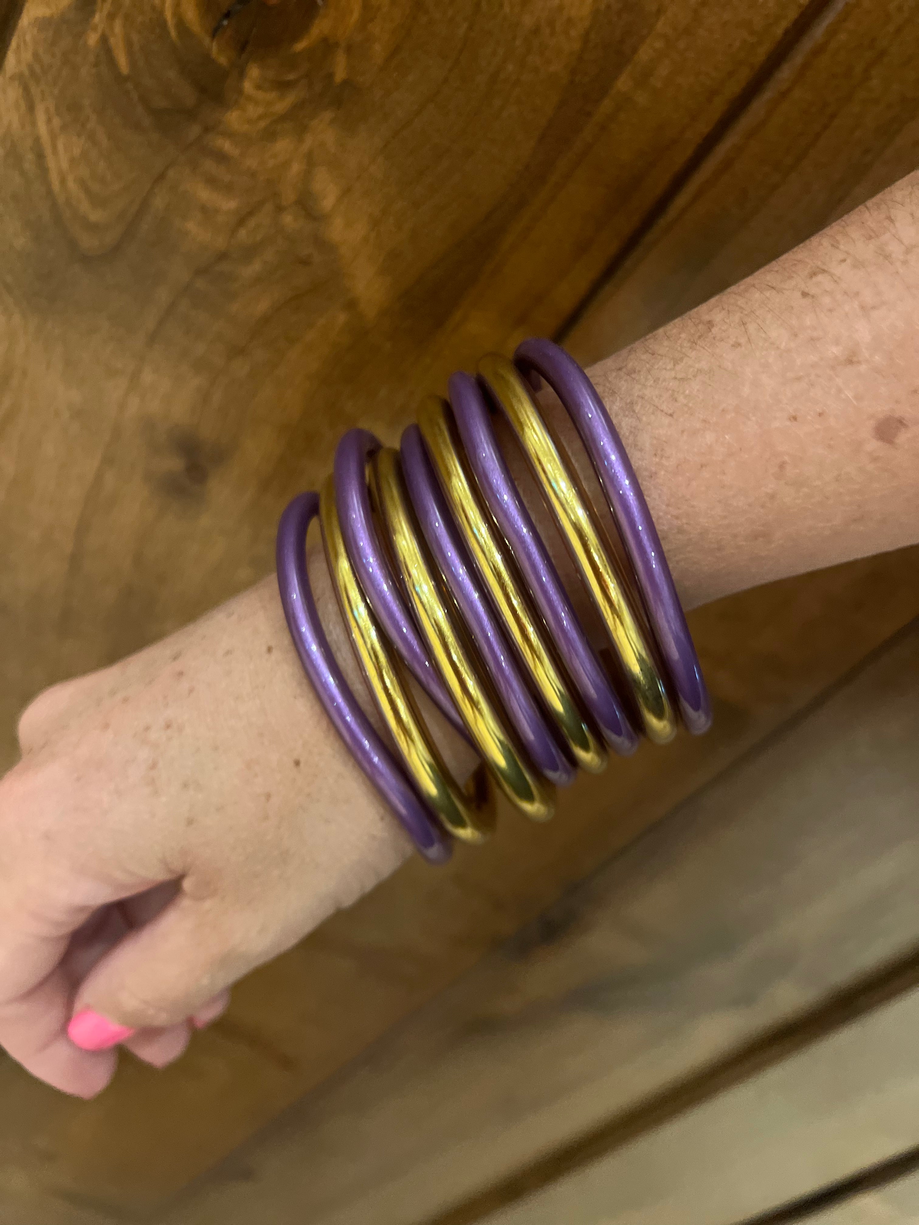 Set of 5 Colored All Weather Bracelets (3 colors!)