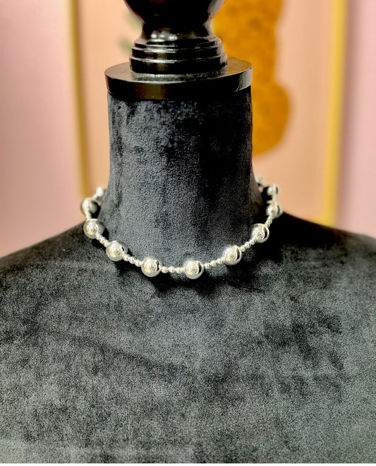 Magnetic Water Resistant Medium & Small Bead Necklace- 2 Colors