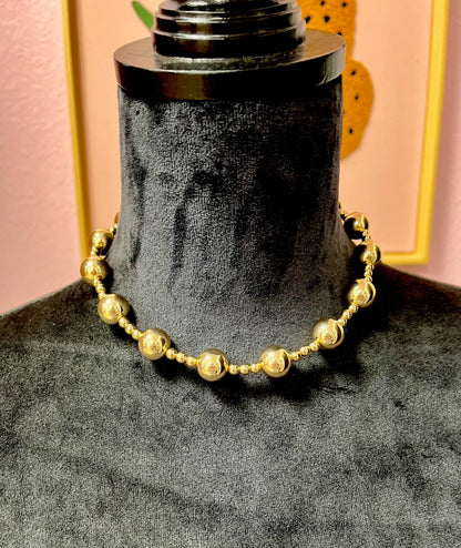 Magnetic Water Resistant Medium & Small Bead Necklace- 2 Colors