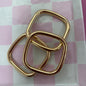 Set of 3 Square Bangles- 3 colors
