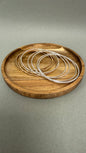 Set of 12 mixed metal bracelets