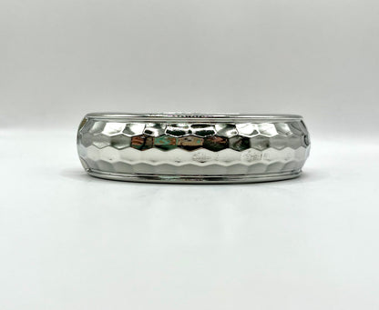 Hammered Round Cuff Bracelet