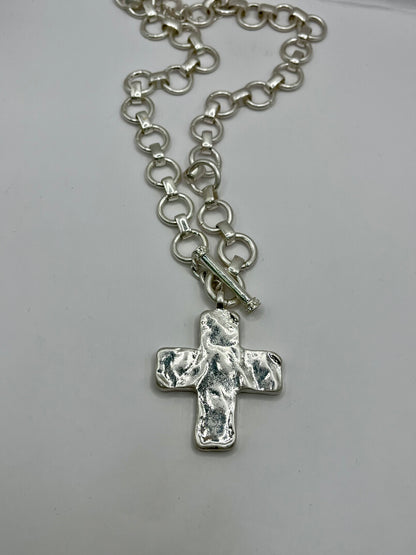 Antique Cross Pendant Necklace