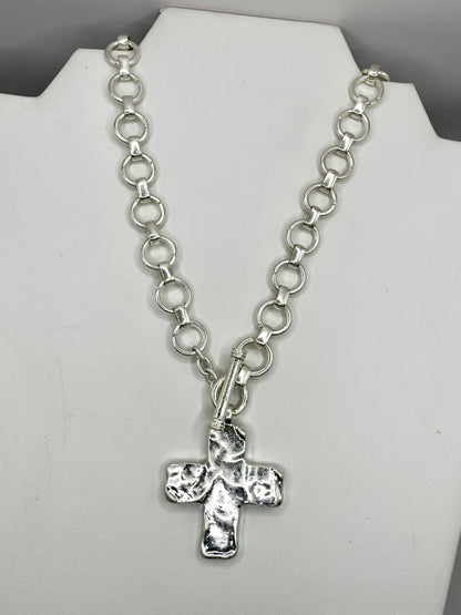 Antique Cross Pendant Necklace
