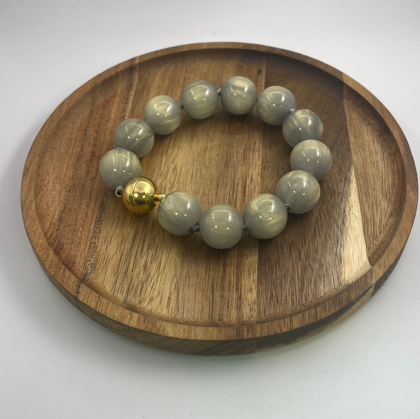 Colored Bead Magnetic Bracelet- 6 Colors