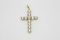 Luxe Crystal Cross Pendant- 3 Colors