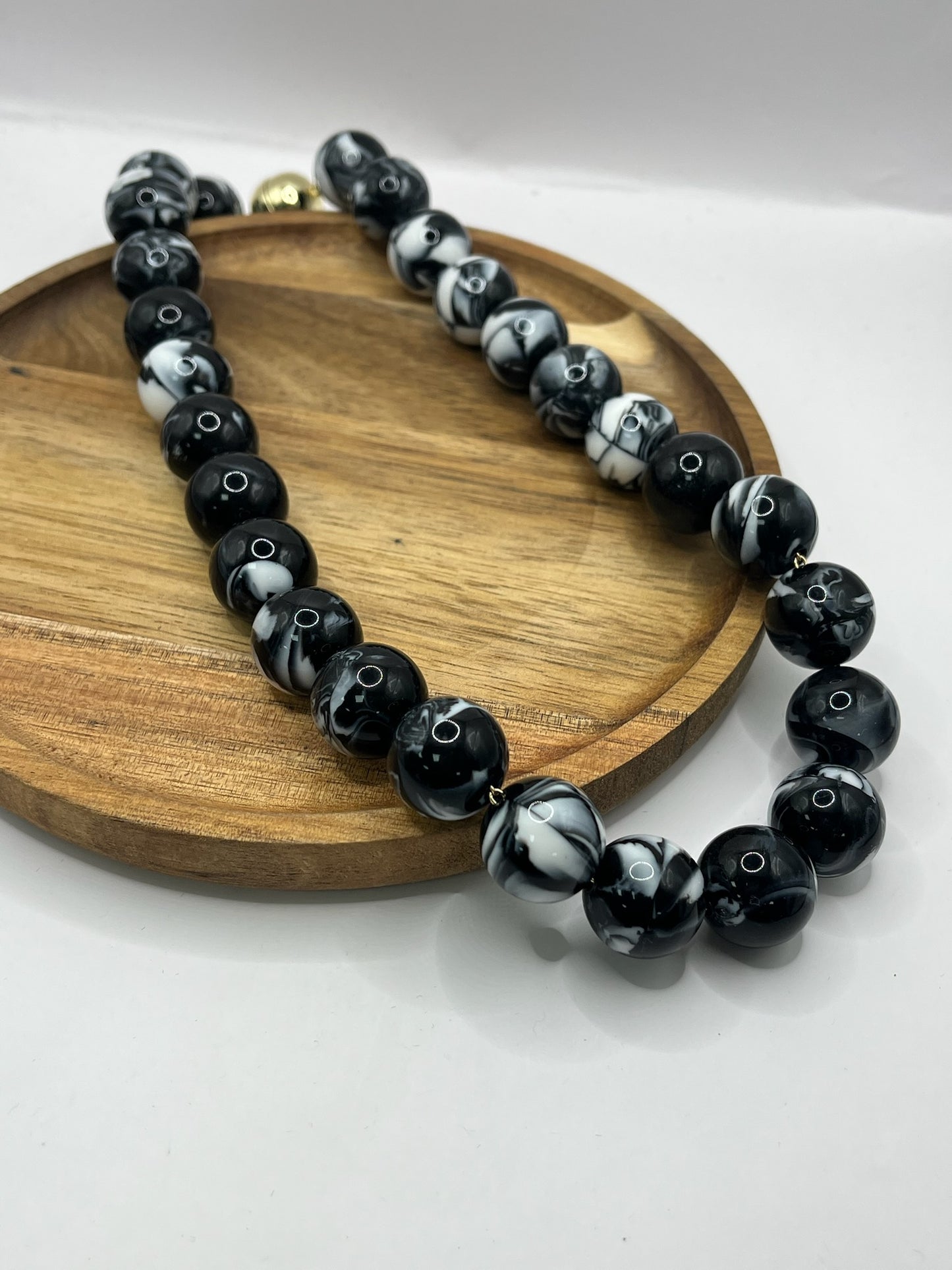 Bead Magnetic Bead Necklace With Removable Heart Charm