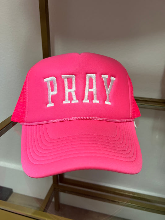 Hot Pink Pray Hat