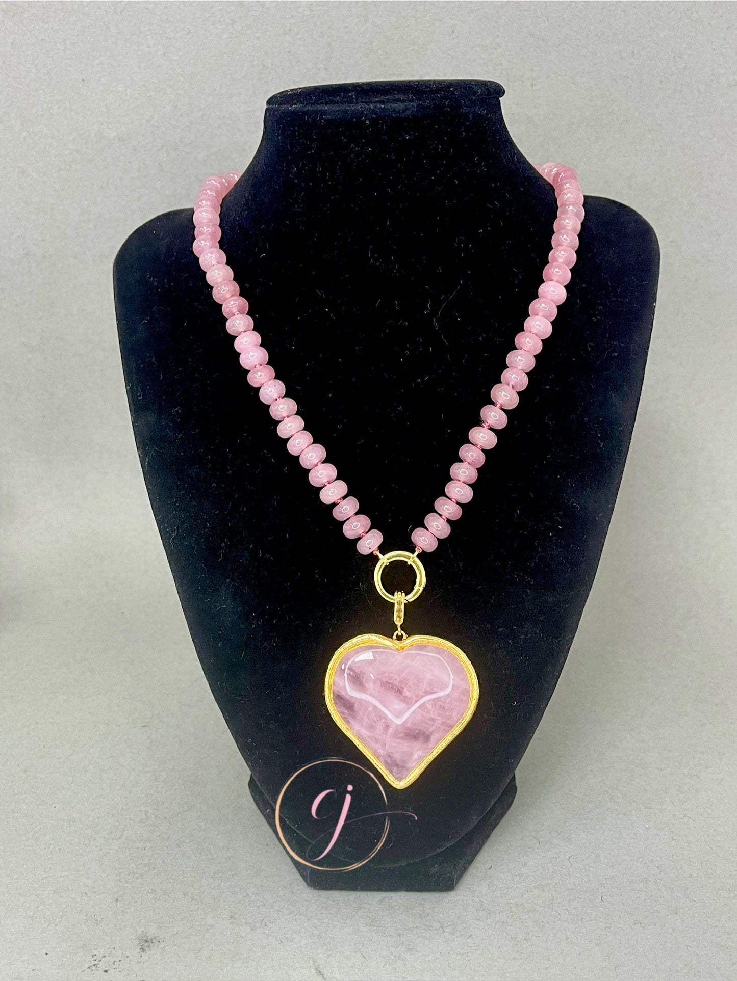Bead Magnetic Bead Necklace With Removable Heart Charm
