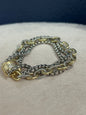 Three Stand Magnetic Mix Metal Bracelet