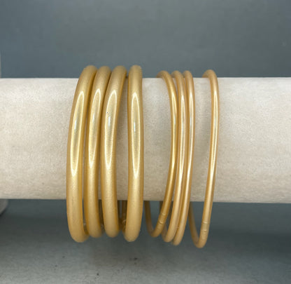 Set of 5 Waterproof Bangle Bracelets (4 options)