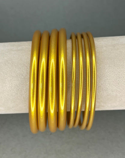 Set of 5 Waterproof Bangle Bracelets (4 options)