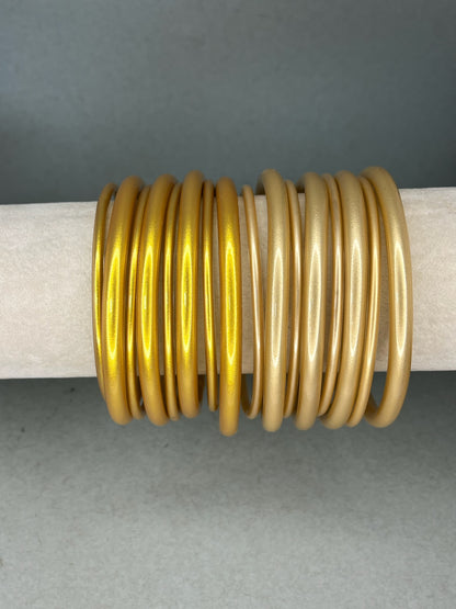 Set of 5 Waterproof Bangle Bracelets (4 options)