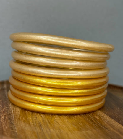 Set of 5 Waterproof Bangle Bracelets (4 options)