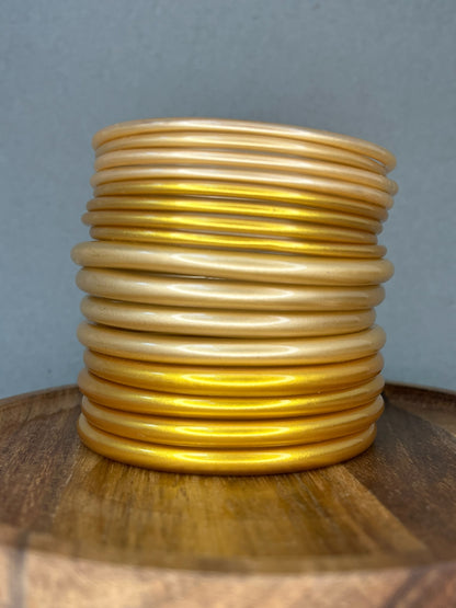 Set of 5 Waterproof Bangle Bracelets (4 options)