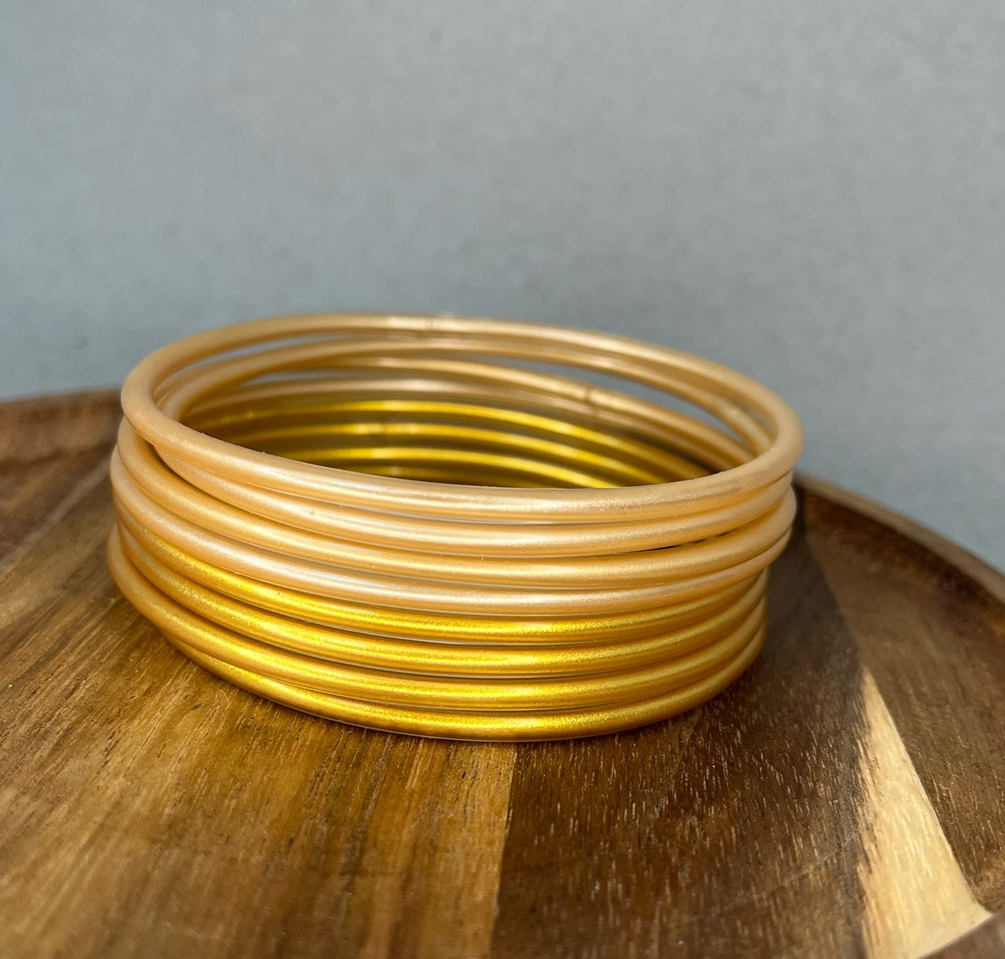 Set of 5 Waterproof Bangle Bracelets (4 options)
