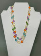 Gold Double Colored Necklace