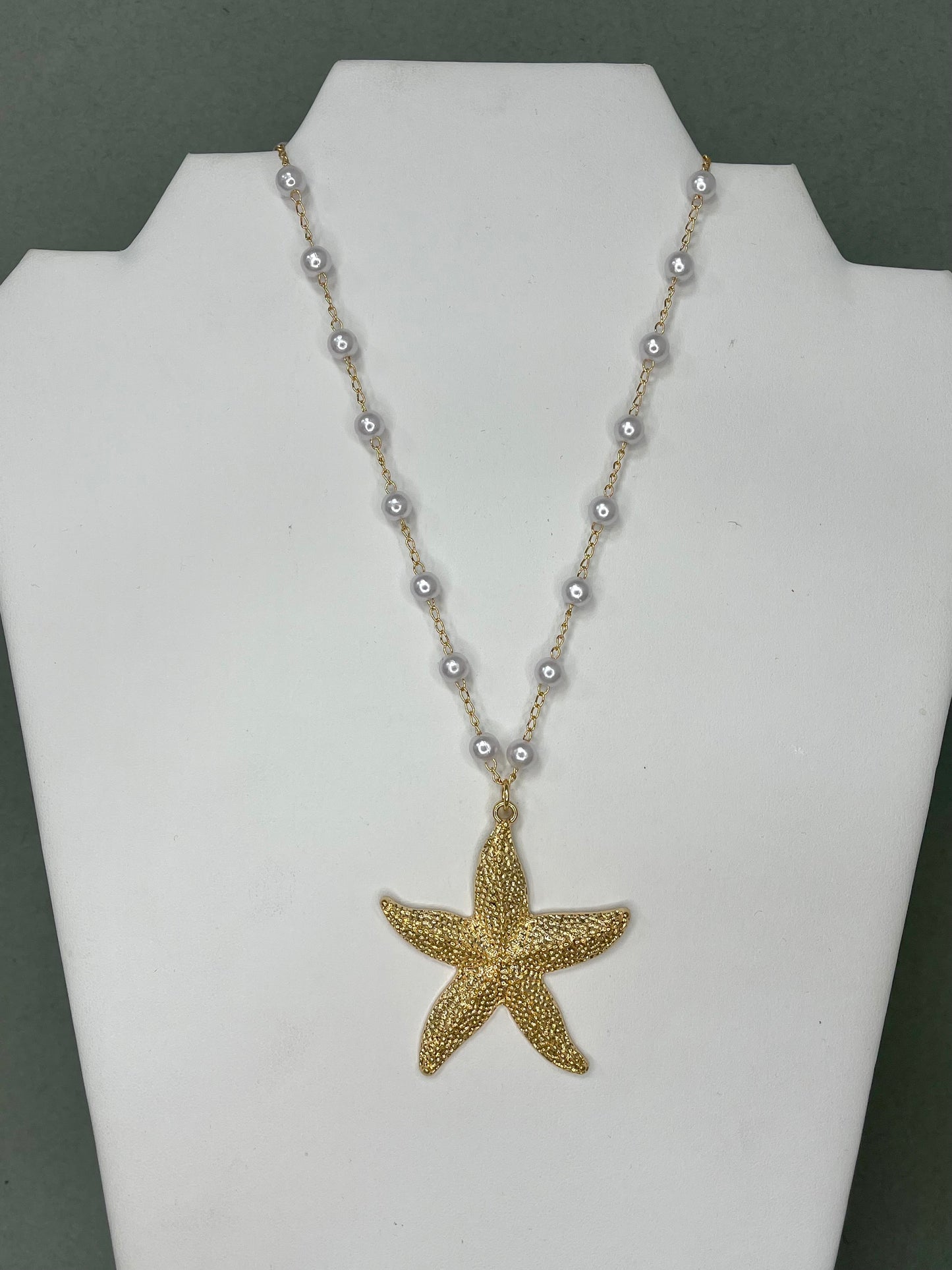 Pearl Starfish Necklace