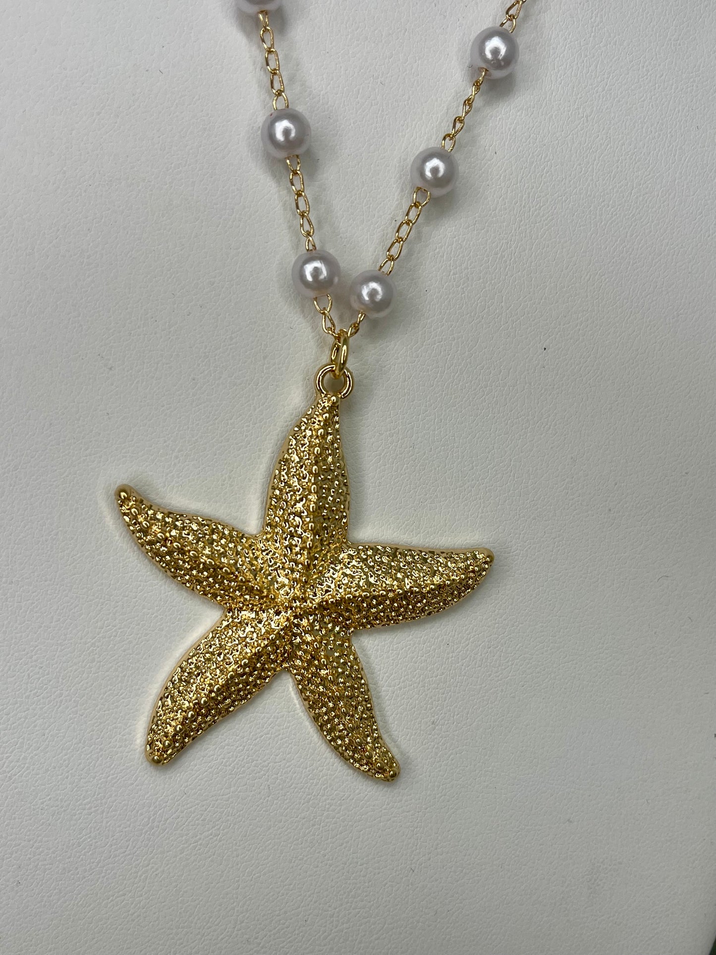 Pearl Starfish Necklace