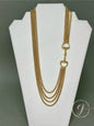 Gold Layered Chain with Horse Bit