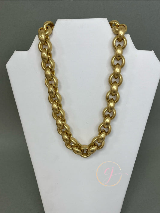 Gold Layer Chain Adjustable Necklace