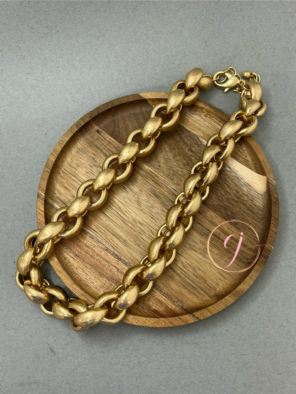 Gold Layer Chain Adjustable Necklace