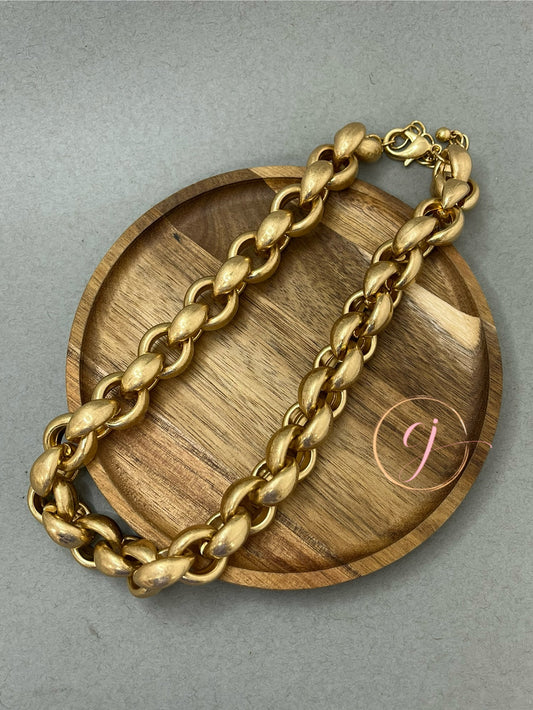 Gold Layer Chain Adjustable Necklace
