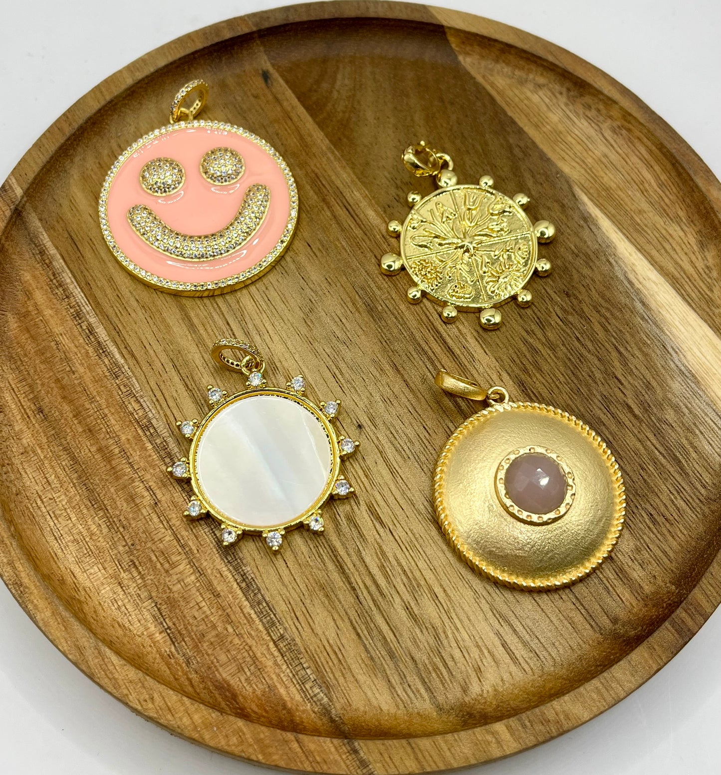 Circle & Coin Charms- Multiple Styles