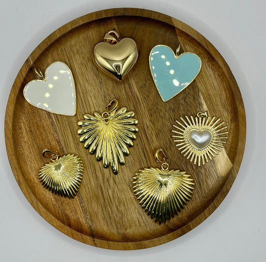 Heart Charms- Multiple Styles