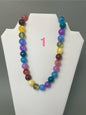 Large Multi Colored Bead Necklace