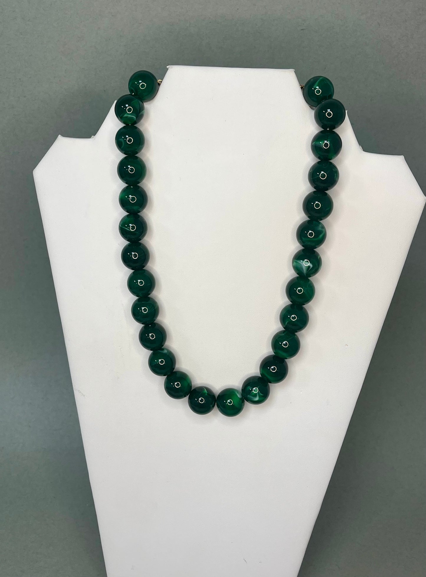 Large Single Color Bead Necklace