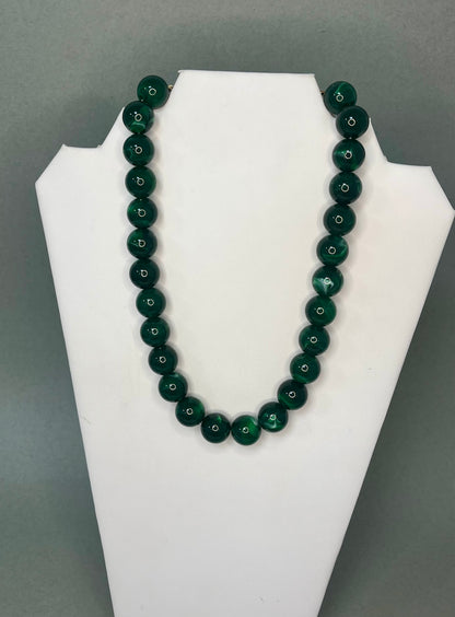Large Single Color Bead Necklace