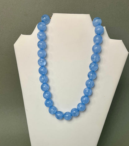 Large Single Color Bead Necklace