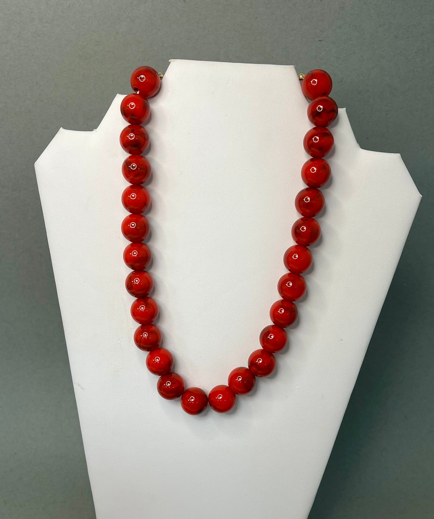 Large Single Color Bead Necklace