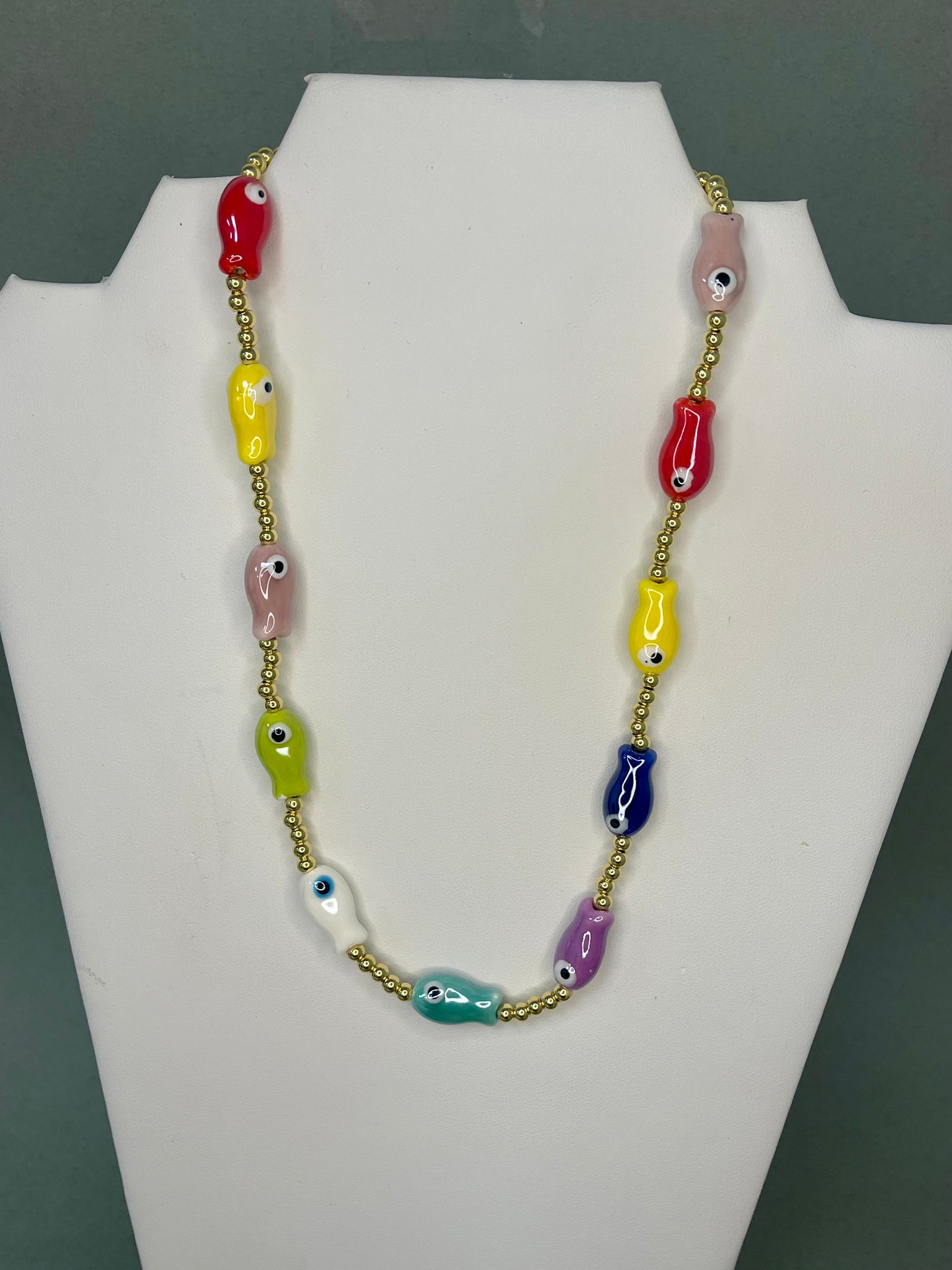 All Around Fish Necklace