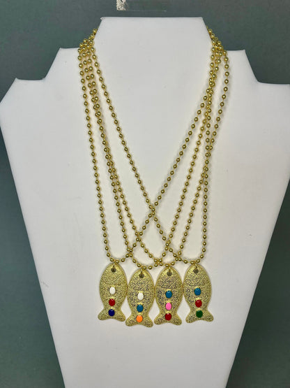 Gold Fish Pendant- 4 Colors