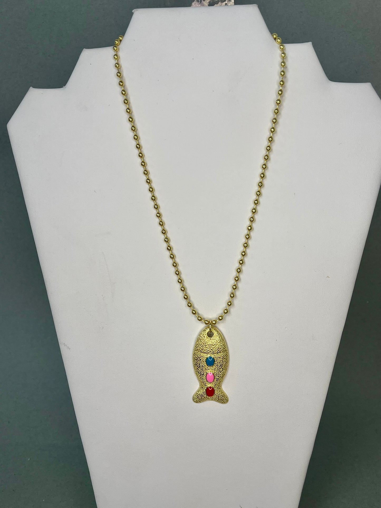 Gold Fish Pendant- 4 Colors