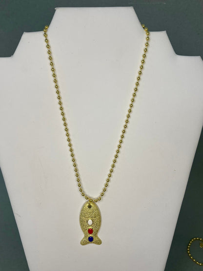 Gold Fish Pendant- 4 Colors
