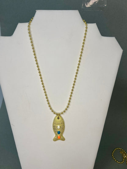Gold Fish Pendant- 4 Colors