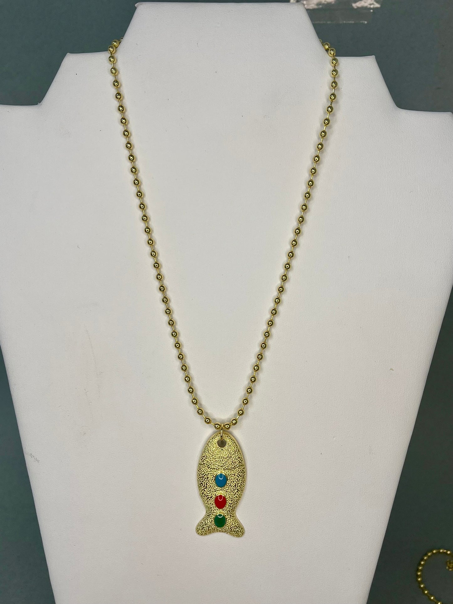 Gold Fish Pendant- 4 Colors