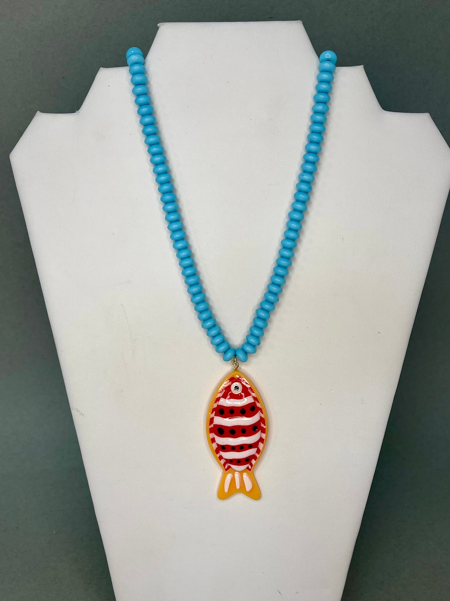 Beaded Fish Necklace