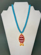 Beaded Fish Necklace