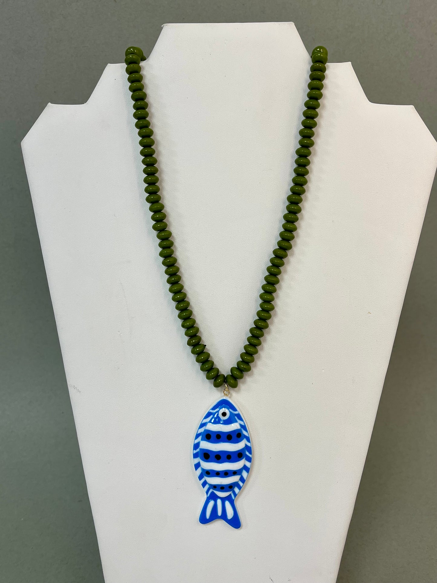 Beaded Fish Necklace