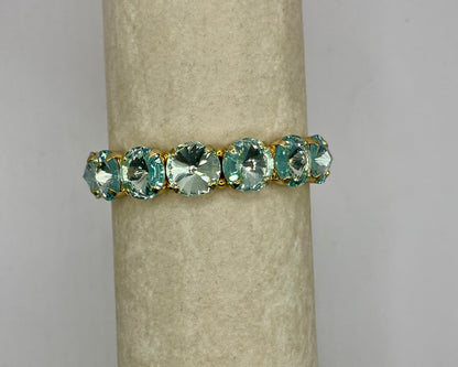Large Crystal Stretchy Bracelet- 6 Colors