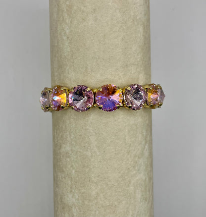 Large Crystal Stretchy Bracelet- 6 Colors